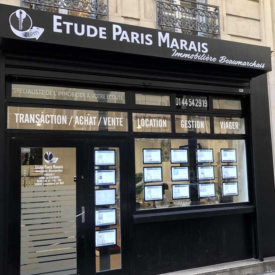 Etude Paris Marais